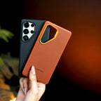 sophisticated-vegan-leather-textured-case-samsung Mobile Case by CoverMeUp - Style 3