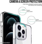 Protective Apple iPhone Back Cover - Clear Cover Compatible for Apple iPhone Crystal-Clear Thin Silicone Case, Yellowing-Resistant Slim Transparent TPU Phone Case - Style 11