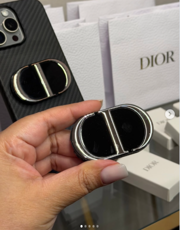 Fashion Designer Logo Makeup Mirror