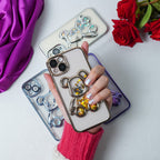 Transparent 3D Bear Protective Case Mobile Case by CoverMeUp - Style 6