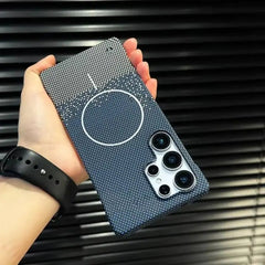 sunset-grid-carbon-weave-magsafe-case