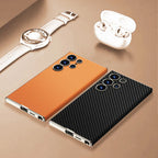 supreme-elegance-electroplated-leather-case-samsung Mobile Case by CoverMeUp - Style 7