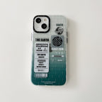Protective Apple iPhone Back Cover - LYDIA CLASSIC PRINT CASE FOR IPHONE Cyberpunk Labels - Style 16