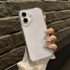 Protective Apple iPhone Back Cover - High Quality Transparent Non-Yellow Case for iPhone 16 - Style 6