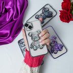 Transparent 3D Bear Protective Case Mobile Case by CoverMeUp - Style 17