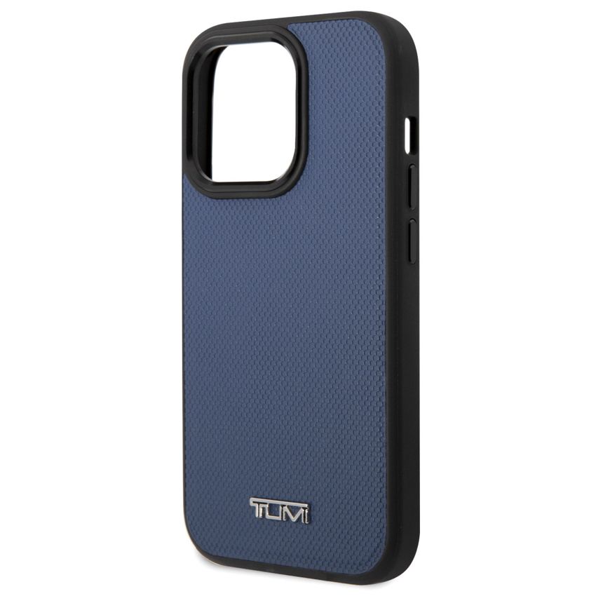 Protective Apple iPhone Back Cover - Balistic Design PU Leather Case for iPhone 16 Pro (BLUE)