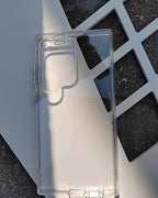 Silicone Clear Transparent Case for Samsung Galaxy S22 Mobile Case by CoverMeUp - Style 2