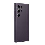 Samsung Galaxy S24 Ultra Vegan Leather Case Slim Profile - Violet Mobile Case by CoverMeUp - Style 2