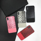 Protective Apple iPhone Back Cover - Leather Crocodile Case For iPhone X XS - Style 5
