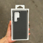 Samsung Galaxy S24 Ultra Soft Carbon Case with Metal Camera Protection - Titanium Mobile Case by CoverMeUp - Style 3