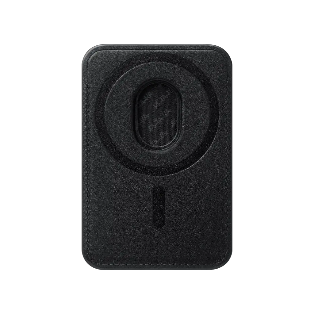 Magnetic Woven Wallet - Black/Grey (Twill)