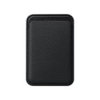 Magnetic Woven Wallet - Black/Grey (Twill)