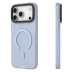 Protective Apple iPhone Back Cover - YOUNGKIT Hidden Sand Series Magsafe Case for iPhone 17 Pro (Light Blue) - Style 3