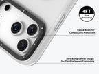 Protective Apple iPhone Back Cover - YOUNGKIT Hidden Sand Series Magsafe Case for iPhone 17 Pro (White) - Style 7