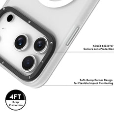 YOUNGKIT Hidden Sand Series Magsafe Case for iPhone 17 Pro Max (White)