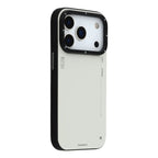 Protective Apple iPhone Back Cover - YOUNGKIT Matte Finish Leather Cover with Magsafe for iPhone 17 Pro Max (GREY) - Style 2