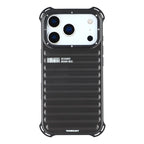 Protective Apple iPhone Back Cover - YOUNGKIT Suitcase Textured Luggage Series Magsafe Case for iPhone 17 Pro Max (Black)