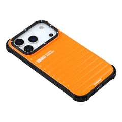 YOUNGKIT Suitcase Textured Luggage Series Magsafe Case for iPhone 17 Pro Max (Orange)