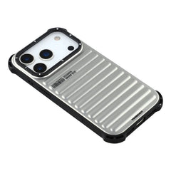 YOUNGKIT Suitcase Textured Luggage Series Magsafe Case for iPhone 17 Pro Max (Silver)
