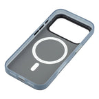 Protective Apple iPhone Back Cover - YOUNGKIT Technology Series Matte Finish Cover with Magsafe for iPhone 17 Pro - Grey - Style 4